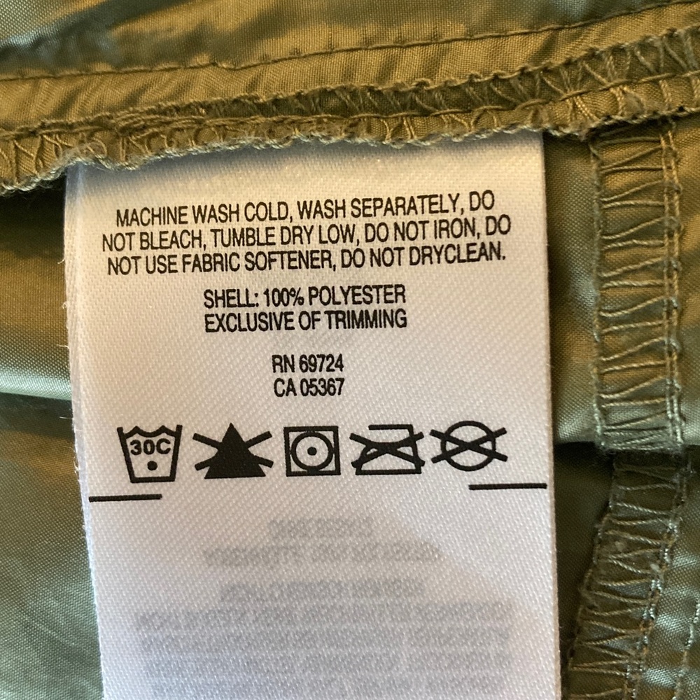 Columbia Sportswear Green Windbreaker NWOT Jacket w/Hoodie Women Size Large - Picture 14 of 14